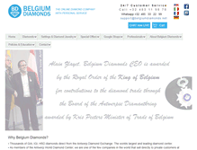 Tablet Screenshot of belgiumdiamonds.net